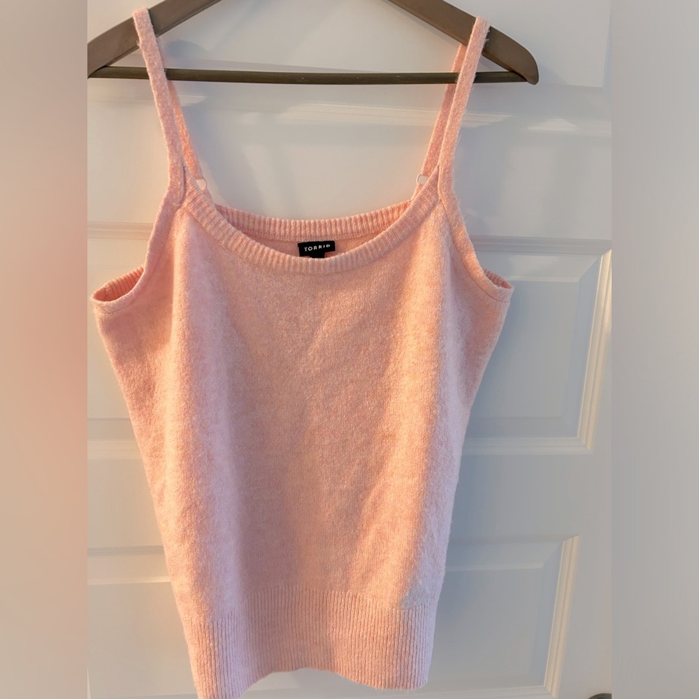 Torrid Supersoft Knit Tank Top Pink Size 1X Torrid Size 1
